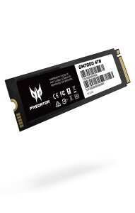 Acer Predator GM7000 4TB NVMe PCIe Gen4 x 4  SSD M.2 Type 2280 3D NAND őǍ: 7,400MB/s PS5mFς BL.9BWWR.107