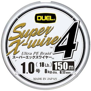 DUEL(fG) PEC 1 X[p[GbNXC[4 (Super X-wire 4) 150m 1 S Vo[ H3581-S