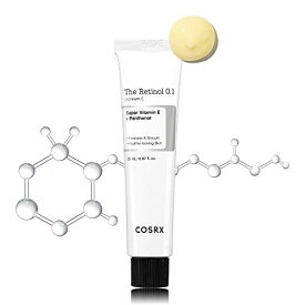 COSRX レチノール0.1クリーム20ml レチノール クリーム ビタミンE アラントイン ヒアルロン酸 パンテノール ハリケア 高濃度 純粋レチノール 本物のレチノール 敏感肌 人体適用テスト済み コスアールエックス 韓国スキンケア 韓国化粧品