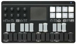 KORG 定番 USB/ワイヤレス オールインワン モバイルMIDIキーボード nanoKEY Studio 音楽制作 DTM A4サイズ コンパクト設計で持ち運びに最適 すぐに始められるソフトウェアライセンス込み 25鍵