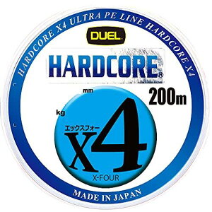 DUEL (fG) PEC ނ莅 HARDCORE X4 y C ނ胉C ދ x x z 0.8 200m 5F/CG [}[LO H3246N-5CBL