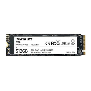 Patriot Memory P300 512GB M.2 SSD 2280 NVMe PCIe Gen 3x4 ^SSD P300P512GM28