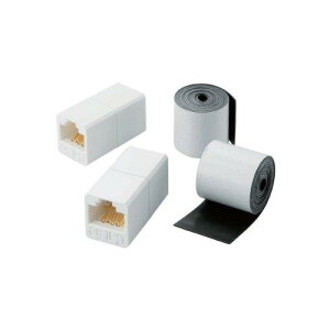 �G���R�� RJ���p�R�l�N�^ CAT5e �ȈՖh���e�[�v(���O�Ή���) LD-VAPFR/RJ45WP