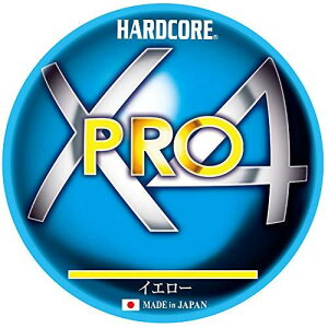 DUEL(デュエル) HARDCORE(ハードコア) PEライン 1号 HARDCORE X4 PRO 150m イエ ロー H3863-Y
