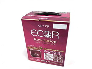 GSAT ER K-42 / 50B19L ECO.R Revolution Yԃobe[ AChOXԑΉ GS YUASA W[GXAT