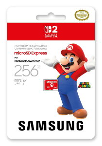 �y�C�V�����C�Z���X���i�zSamsung microSD Express Card 256GB for Nintendo Switch 2�i�T���X�� �}�C�N��SD�G�N�X�v���X�J�[�h 256GB�j