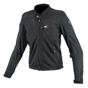 KOMINE 2025モデル JK-181 エニグマライト メッシュジャケット バイク用 春夏向け CE規格プロテクター メッシュ Black M