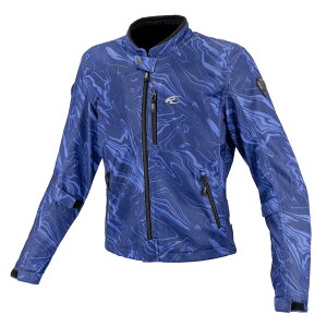 KOMINE 2025モデル JK-181 エニグマライト メッシュジャケット バイク用 春夏向け CE規格プロテクター メッシュ Navy Marble XL