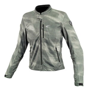 KOMINE 2025モデル JK-181 エニグマライト メッシュジャケット バイク用 春夏向け CE規格プロテクター メッシュ Smoke 2XL