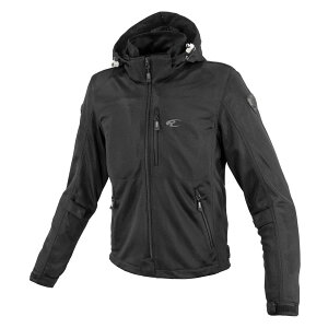 KOMINE 2025モデル JK-176 エニグマライト メッシュパーカ バイク用 春夏向け CE規格プロテクター メッシュ Black 2XL