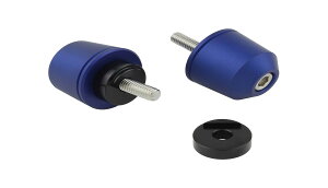 ポッシュフェイス(POSH FAITH) バイク用品 ハンドルバーエンド ソリッドバーエンド ヤマハ純正ハンドルM6タイプ(外径29.mm) YZF-R25他 マットブルー 031199-31-10