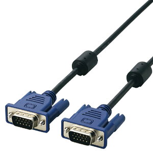 �G���R�� �f�B�X�v���C�P�[�u�� D-sub15�s�� VGA-VGA �X���� RoHs�Ή� 1.5m �u���b�N CAC-15BK/RS