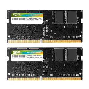 VRp[ m[gPCp DDR4-2666 (PC4-21300) 8GB×2 (16GB) 260Pin 1.2V CL19 MacΉ SP016GBSFU266B22