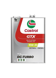 Castrol(JXg[) GWIC GTX DC-TURBO 10W-30 API SM/CF Performance 4L 4փK\ /fB[ [ԗp