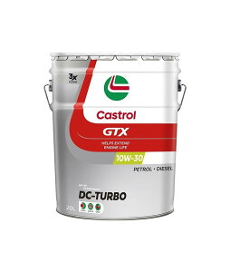 Castrol(JXg[) GWIC GTX DC-TURBO 10W-30 API SM/CF Performance 20L 4փK\ /fB[ [ԗp