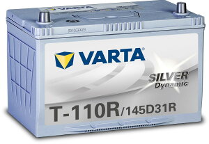 VARTA(�o���^) Silver Dynamic T-110R/145D31R ���Y�ԗp�o�b�e���[ �A�C�h�����O�X��/�[�d�����/�W���� �������E�����e�i���X�t���[��