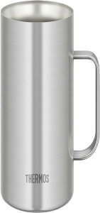 サーモス 真空断熱ジョッキ 1L ステンレス1 食洗機対応 魔法びん構造 保温保冷 ビールジョッキ JDK-1001 S1