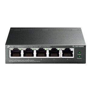 TP-Link 5|[g MKrbg C[W[X}[gXCb`(4 PoE+|[g)TL-SG105PE