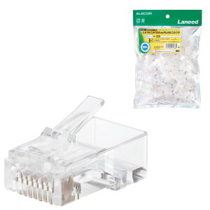 �G���R�� RJ45�R�l�N�^ CAT6�ECAT6A�Ή� �P���E�������Ή� 100���� LD-6RJ45T100RJ45�R�l�N�^(100��)