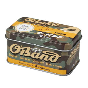 オーバンド カモフラ缶 30g #16 カーキ (緑) GGC-040-CF 共和 輪ゴム 大きさは一般的、太さは2倍