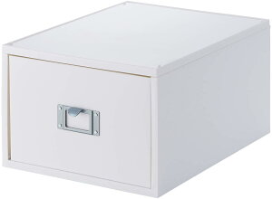 ライクイット (like-it) 収納ケース D V D A4 ファイルユニット 深型 約幅26×奥35×高18.2cm オールホワイト (不透明) 日本製 MX-40 卓上収納 小物収納 デスク・ワゴン シリーズ累計販売数1,000万個突破