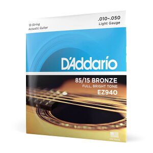 DfAddario __I AR[XeBbNM^[ 85/15AJuY Light 12 .010-.050 EZ940 yKiz