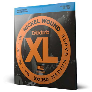D’Addario ダダリオ ベース弦 ニッケル Long Scale .050-.105 EXL160 【国内正規品】