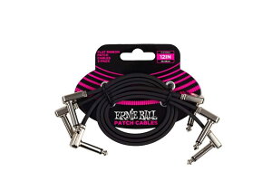 �y���K�i�z ERNIE BALL 6222 �t���b�g�E���{���E�p�b�`�P�[�u�� 3�{�p�b�N 12�C���` 30cm