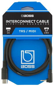 {X BOSS TRS/MIDIP[u BMIDI-5-35 1.5m /3.5mm TRS BK ubN