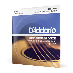 DfAddario __I AR[XeBbNM^[ tHXt@[uY MediumTop/HeavyBottom 12 .012-.054 EJ37 yKiz