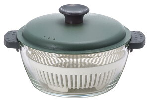 ベストコ 電子レンジ調理 オーブン調理 耐熱ガラス 鍋 1.0L カーキ LLG484 ロック&ロック