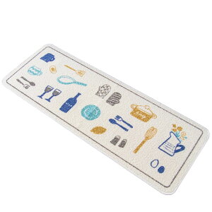 �I�J(OKA) �r�X�g�� �L�b�`���}�b�g ��45cm×120cm �u���[ (�䏊�}�b�g ���{�� ���ׂ�~��)