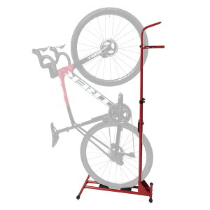 iWA A01VSpecial 縦置き 横置き ディスプレイ スタンド 室内保管 自転車 ラック ロードバイク マウンテンバイク 赤
