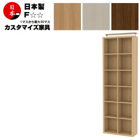 日本製 注文生産 コミック本棚 壁面収納 ファイルラック 高さ231～250cm（6段2列）