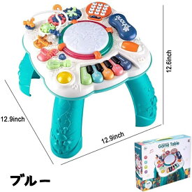 音楽おもちゃ 子供 ミュージカルテーブルおもちゃ 多機能 ピアノ 楽器玩具 アクティビティテーブルのおもちゃ 人気 音楽 おもちゃ テーブル 幼児 子ども 知育玩具 誕生日 プレゼント 赤ちゃん テーブル おもちゃ