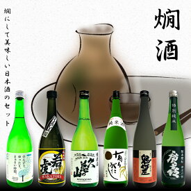 美味しい 燗酒 を楽しめる 日本酒 6本セット 720ml×6 純米酒 日本酒飲み比べ 送料無料 SAKE SS
