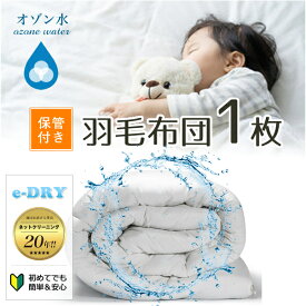 布団クリーニング 1枚 保管付き 収納 羽毛布団 クリーニング 布団 布団丸洗い ふとん丸洗い ふとんクリーニング 羽毛 シングル 宅配 宅配クリーニング ダニ退治 カビ除去 【送料無料　関東地方】