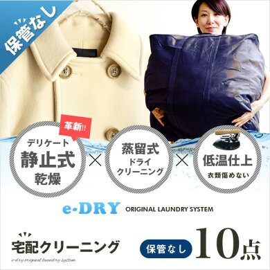 【送料無料】技術に自信！「カシミヤ」「ダウン」もお任せ下さい！≪クリーニング宅配らくらくパック≫MAX10点