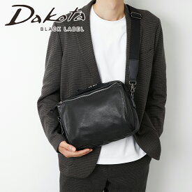 【ダコタ ブラックレーベル 3年保証＋Wプレゼント付】 Dakota BLACK LABEL ダコタ ブラックレーベル バッグランスサステナ ショルダーバッグ 1624001メンズ 斜めがけ 日本製 ギフト プレゼント ブランド