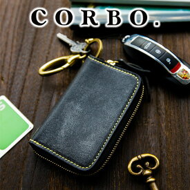 【4/25限定★最大100%ポイントバック】 CORBO. コルボ キーケースfull grain Bridle Leather フルグレイン ブライドルレザースマートキーケース 1LM-1605メンズ スマートキー 小物 Black London colour Dark stain 日本製 ギフト ブランド