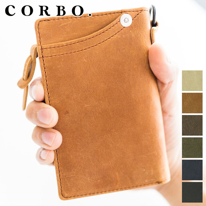 楽天市場】【選べる実用的ノベルティ付】 CORBO. コルボ 二つ折り 財布 