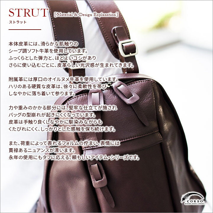 楽天市場】【選べる実用的ノベルティ付】 CORBO. コルボ-STRUT 