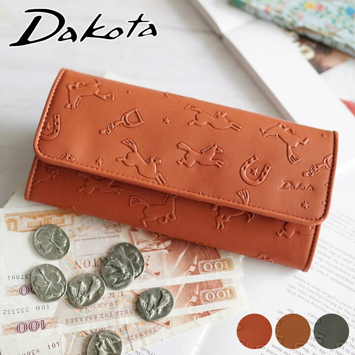 楽天市場】【かわいいWプレゼント付】 Dakota ダコタ 長財布カバロ 