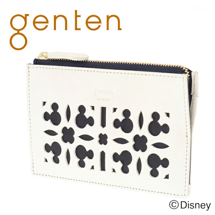 楽天市場】☆ genten ゲンテン 財布トゥインクルカットワーク ミッキー 