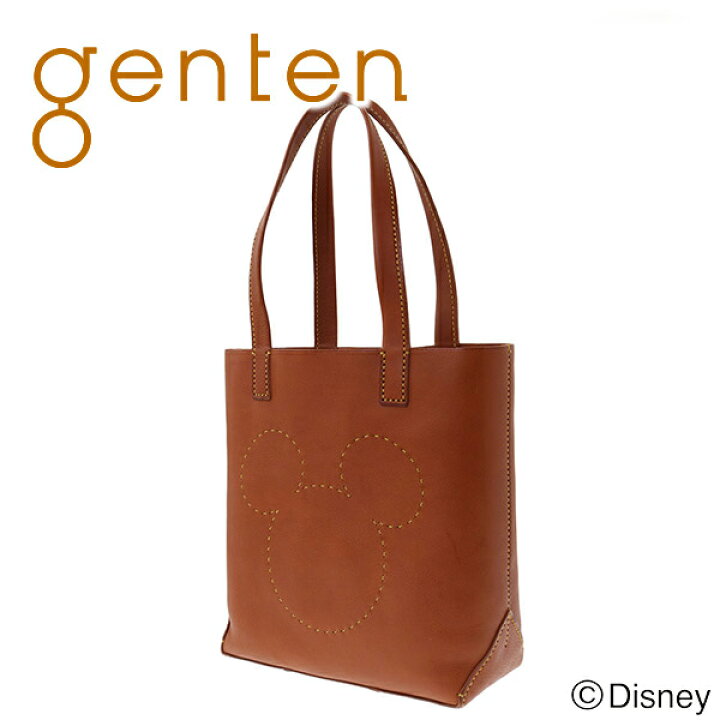 楽天市場 選べるかわいいノベルティ付 Genten ゲンテン バッグアマーノ限定 ミッキーマウス トートバッグ 大 レディース カジュアルトート Disney ディズニー コラボ ギフト かわいい おしゃれ プレゼント ブランド こだわりのブランド Sentire One