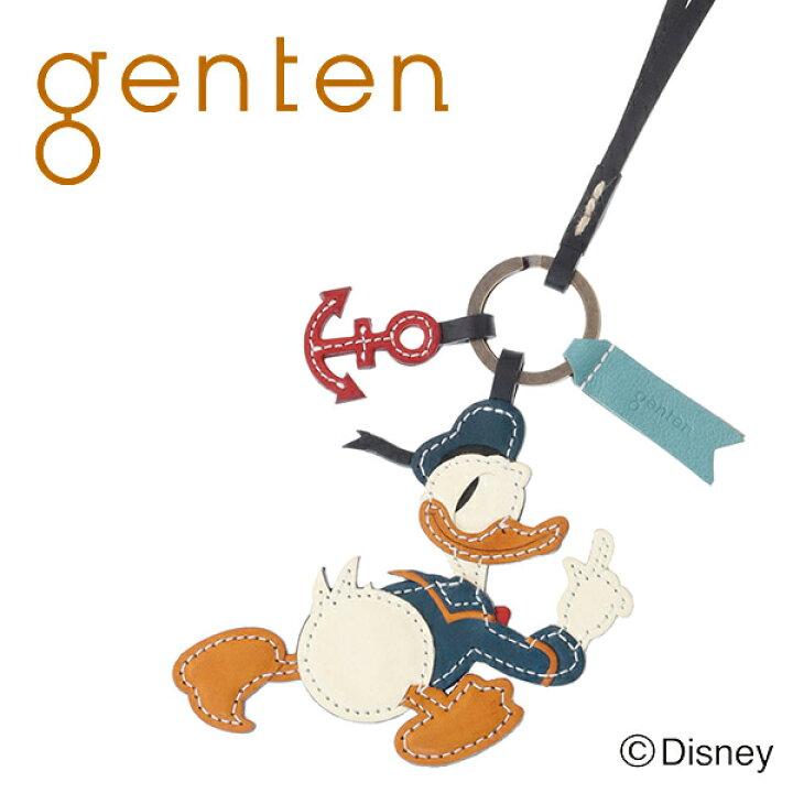 楽天市場 選べるかわいいノベルティ付 Genten ゲンテン チャームワクワクチャーム ディズニーキャラクター ドナルドダック waku Waku Charm レディース キーホルダー 小物 Disney ディズニー コラボ ギフト かわいい おしゃれ プレゼント ブランド こだわりの