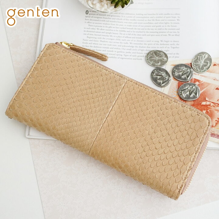 楽天市場】【ゲンテン 安心の3年保証付】 genten ゲンテン 長財布Grace 