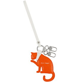 【ケアセット＋安心の3年保証付】 PELLE MORBIDA ペッレモルビダ キーホルダーBarca バルカ エンボスレザーキーホルダー PMO-SHIPSCATメンズ 船乗り猫 猫 キャット 小物 ペッレ モルビダ ペレモルビダ 日本製 ブランド