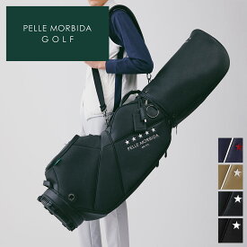 【ケアセット＋安心の3年保証付】 [ 2025年 秋冬新作 ] PELLE MORBIDA ペッレモルビダ バッグGolf ゴルフキャディバッグ（カートタイプ） PMO-PG111メンズ ゴルフバッグ ゴルフ スポーツ ペッレ モルビダ ペレモルビダ ギフト プレゼント ブランド
