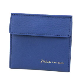 【ダコタ ブラックレーベル 3年保証＋Wプレゼント付】 Dakota BLACK LABEL ダコタ ブラックレーベル 財布レチェンテ 小銭入れ付き二つ折り財布 0627506メンズ 二つ折り ミニマム財布 ミニマル財布 コンパクト財布 ギフト プレゼント ブランド ブラック
